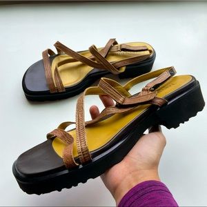 Taryn Rose Taylor Comfort Sandals | Leather Snake